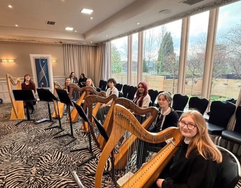 castlehead high music students 768x602