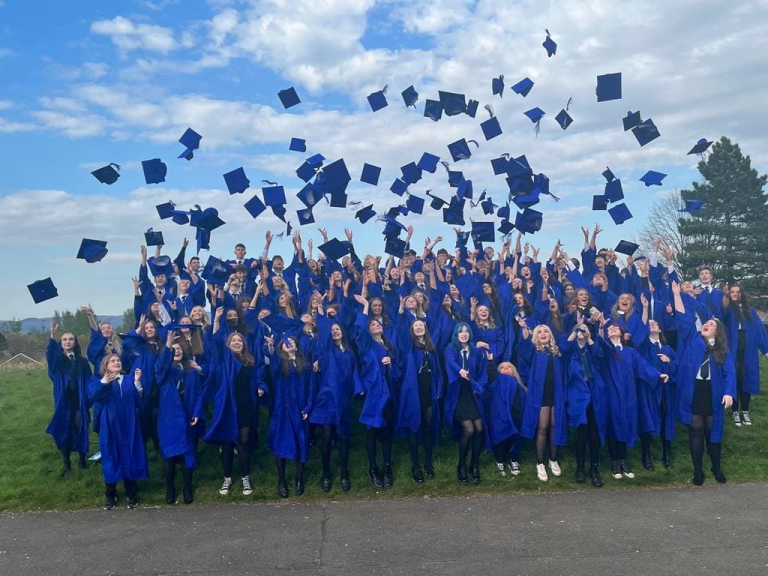 johnstone high school students graduating 768x576