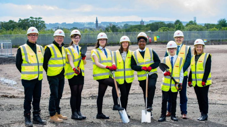paisley grammar students at new campus  768x432