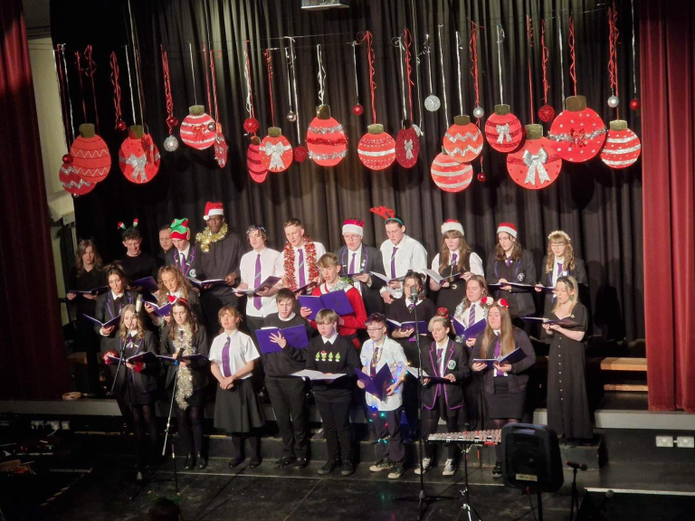 st andrews academy paisley student carol singers 768x576