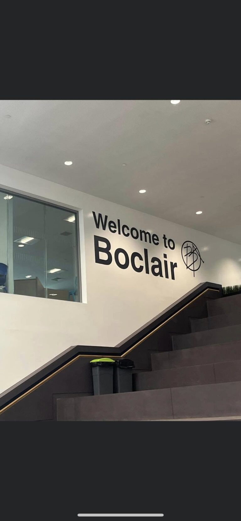 welcome to boclair high school sign 768x1661