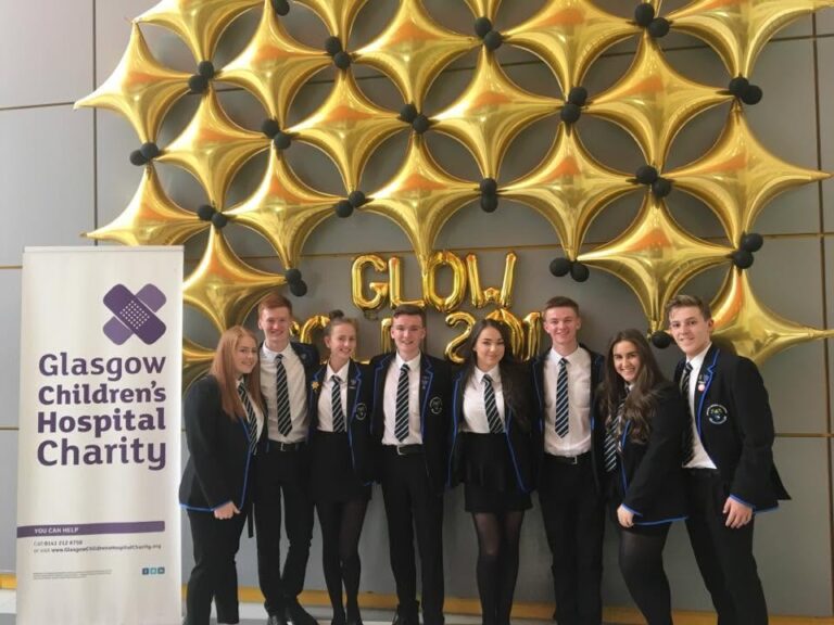 bihopbriggs academy pupils at charity event 768x576